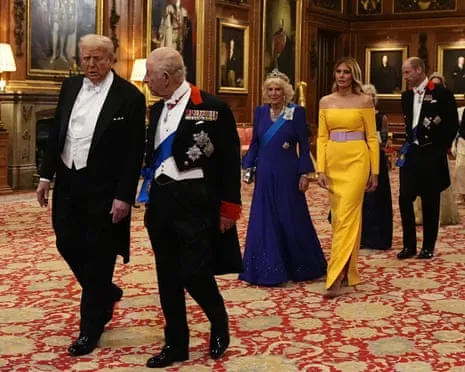 The Royal Family Roll Out Red Carpet Amid Demonstrations; Kimmel Pulled From Air Due To Kirk Remarks